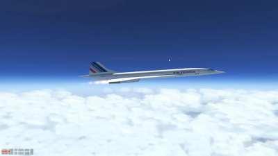 Climbing to supercruise Mach 2.02!! | Supersonic BOOM