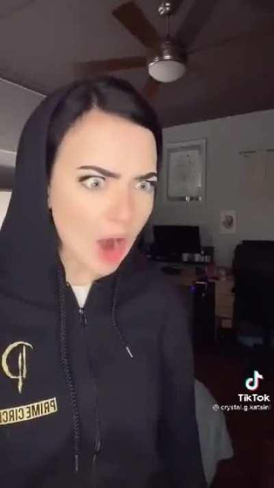 Her facial expressions annoy me.