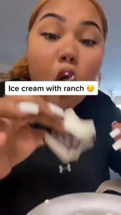 Ice cream with... what??