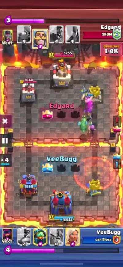 Never have I seen 2 towers go down at the same time!?
