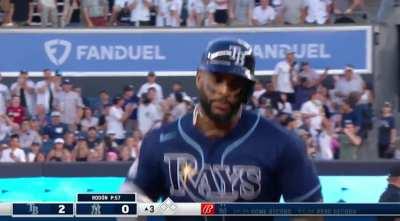 [Highlight] Yandy Diaz takes Carlos Rodon deep to give the Rays a 2-0 lead over the Yankees