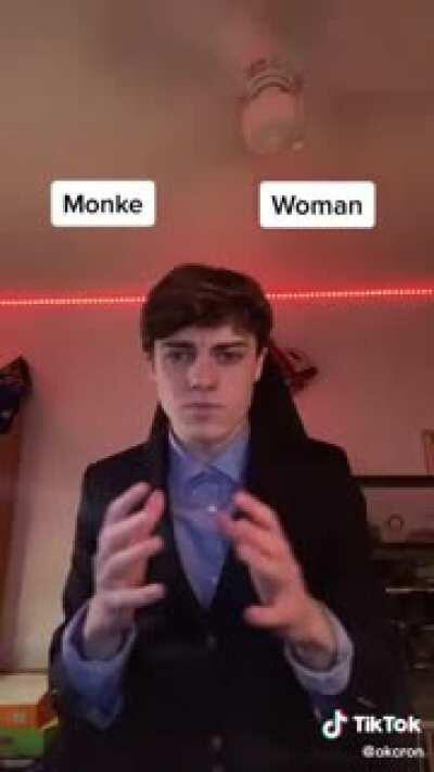 born to monke forced to homosapian