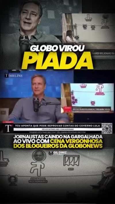 Impossível não rir dessa cena RIDÍCULA dos blogueiros da GloboNews 🤌🏻🤡