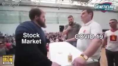 Stonks vs COVID