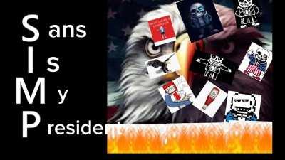 Vote Sans for president this 2024 🇺🇸🌭