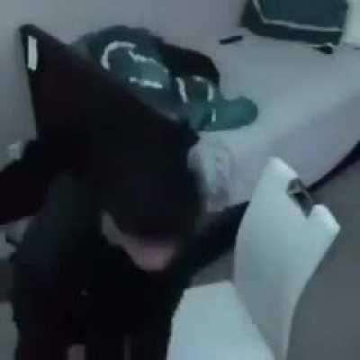 Whatever color is after the black belt, that chairs got it.