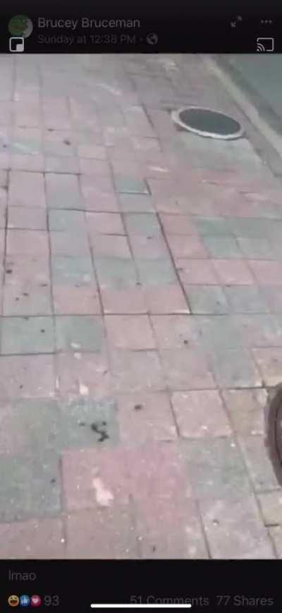 Getting put on blast for being a Nazi