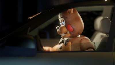 Toy Freddy is listening to his toons