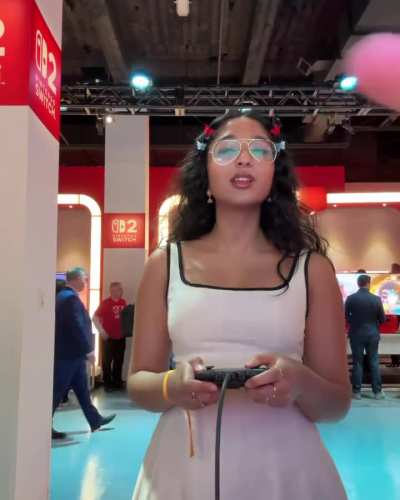 Playing at the Nintendo Switch 2 Event - Insta post 4/4/25