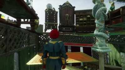 My sentry tower in Weaver's Fen. I'm keeping a watchful eye