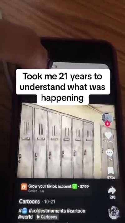 Took me 21 years to understand what was happening 