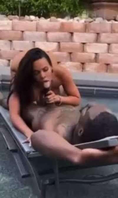 She’s taking it rough