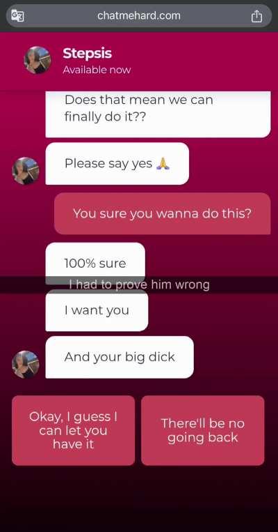 My brother didn't believe I could handle his massive cock