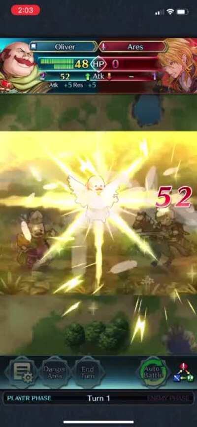 Oliver’s tome animation is a thing of beauty