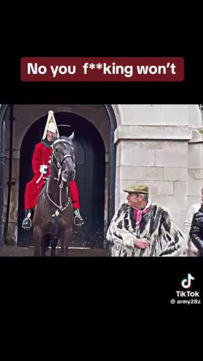 This horse’s @&$£.