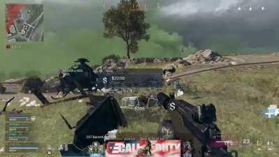 If you shoot at me, my attack helicopter will rain death upon you