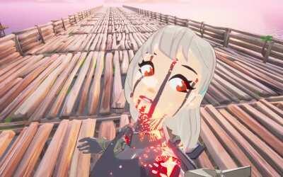 Useless fact: Lexa's mouth falls off during her 