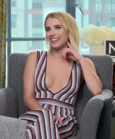 Emma Roberts needs her face & tits covered in cum