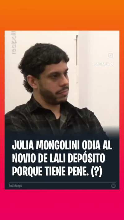 Mengolini criticó a quienes la odian mas a ella que Pedro Rosemblat y lo atribuyó a esto: