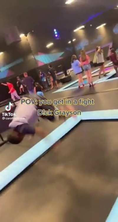 When you play as Nightwing