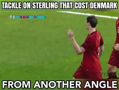 Absolute proof 👿Raheem Sterling👿 DID dive to get the Penalty against 💖Denmark💖