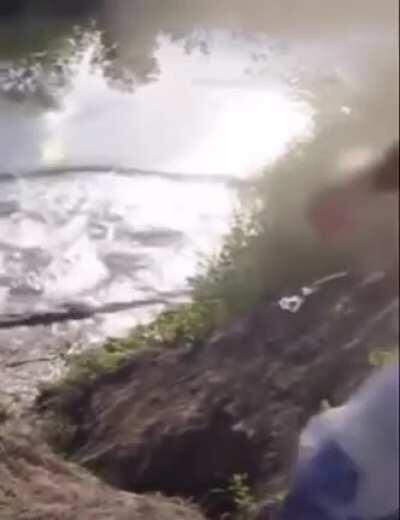 Well, I think her objective was to get into the water.