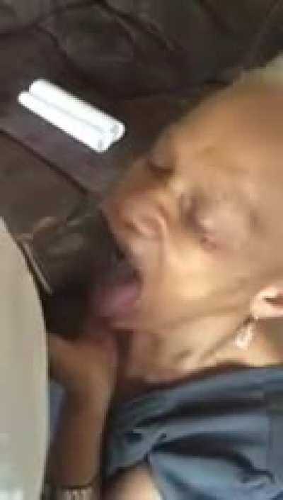 I Love Good Black Granny Head. This Would Have Been Better Without The Condom Though.