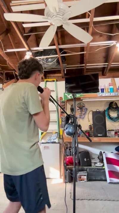 Had a band practice, yes we did do some RB covers