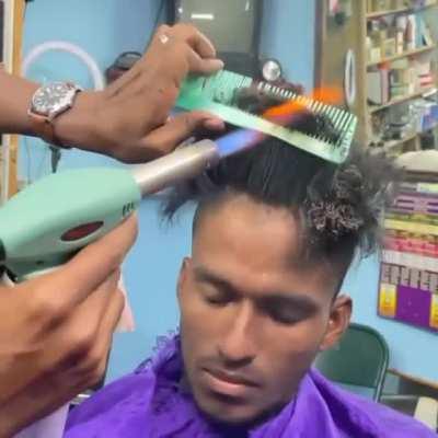 At the trending barbershop