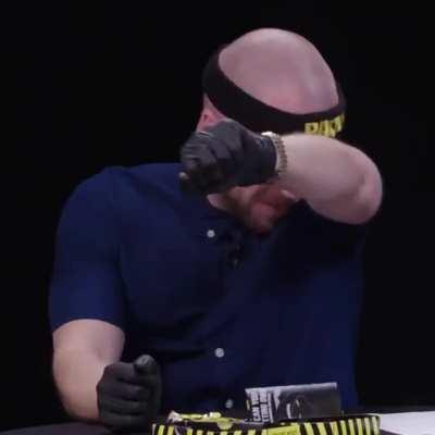 Preview of Sasha Banks taking on First We Feast’s One Chip Challenge. Full video out tomorrow.