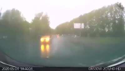 10 year old takes his 4 year old sister for joyride in his dad's car