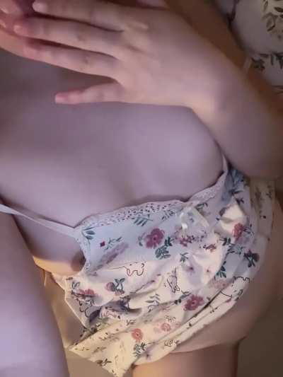 I'm home alone touching myself, wanna come over?