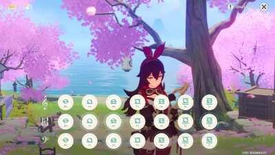 I played the OP Koi no Uta in Genshin Impact!