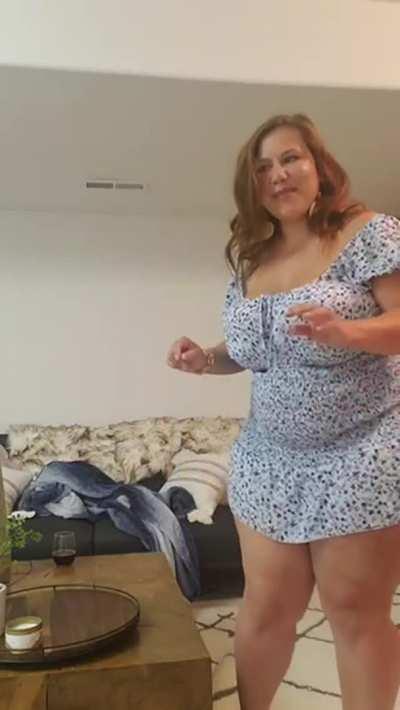 Mal Malloy - In a short dress