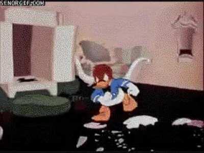 Feminists when they realize they made an accomplishment and not an accomplishwoment.