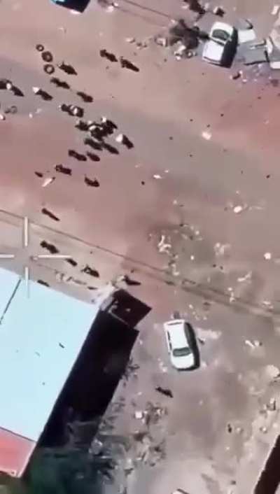 RSF rebels sweeping the area killed and injured by Sudanese Army drone in Khartoum