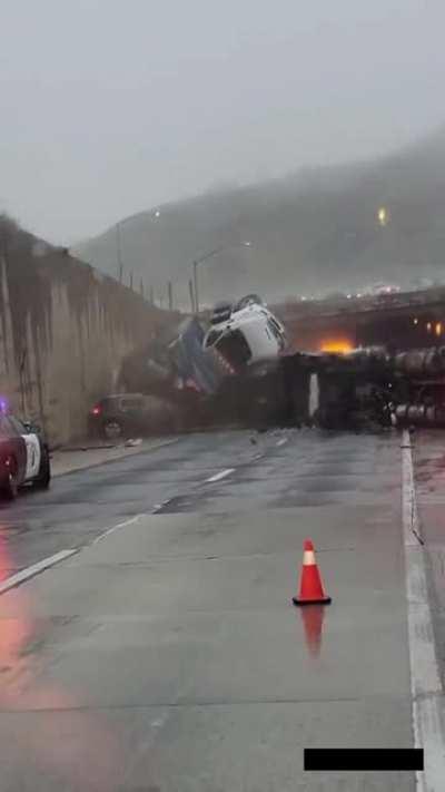 Filming a crazy car accident