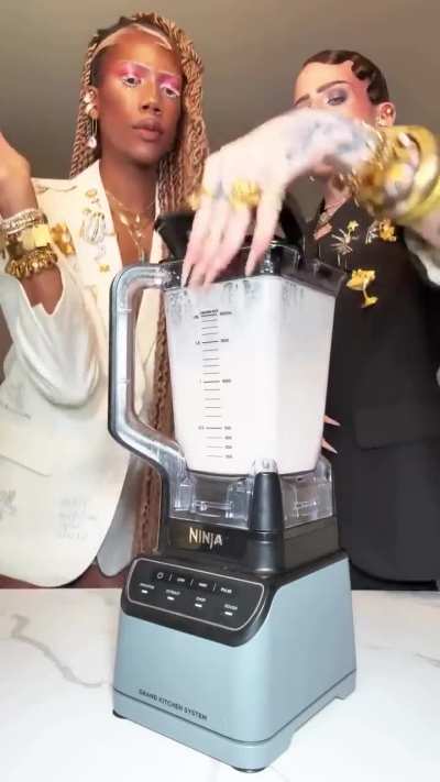 I lost it at the charcoal ice cream