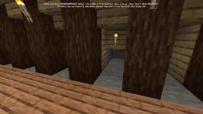 Finally implemented my new villager trading hall design into my survival world