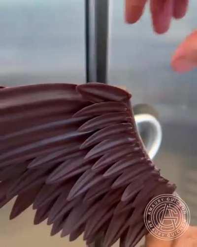 Amazing Chocolate Angel Sculpture by Swiss-French pastry chef Amaury Guichon.