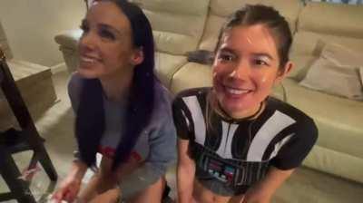 After MarioKart we both were winners.