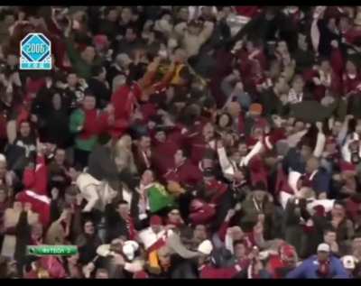 Simão Sabrosa Goal v Liverpool UEFA Champions League 2005-06 Round of 16 2nd Leg. 8 March 2006
