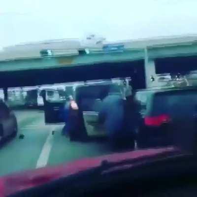 take the keys out the ignition dumbass