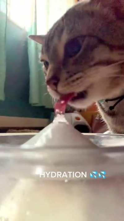 synchronizing with the water source