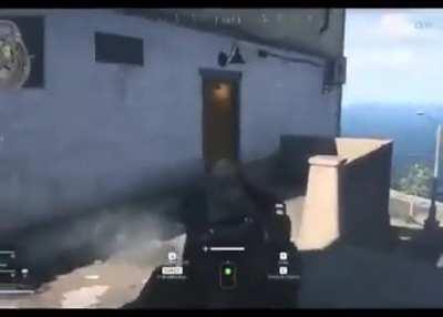 O cara coringando no final