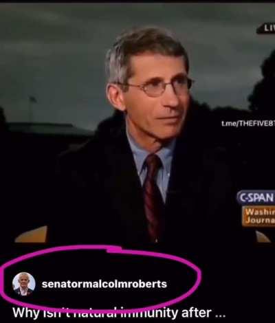 Back Then, Fauci Knew That Natural Immunity is Much Stronger Than Vaccine Immunity.