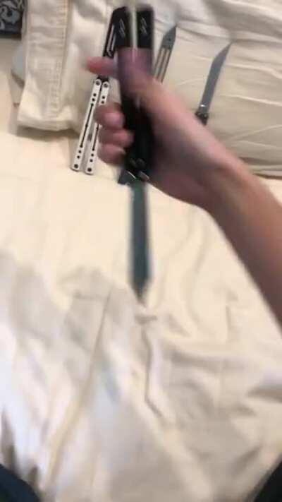 Balisongs//butterfly knives are a great hobby, pm me or ask some questions in the comments!