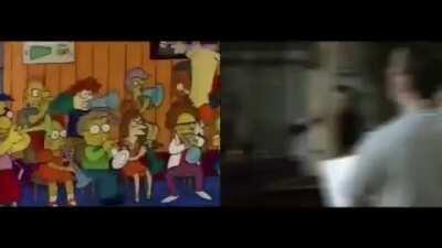 The Simpsons into recreated using only stock footage