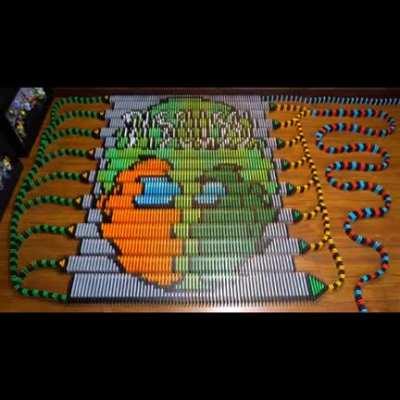 Among Us IN 57,070 DOMINOES! (Made by TheDominoKing)