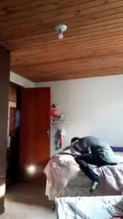 Consumido pela fumaça